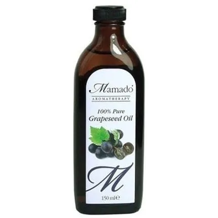 Mamado Aromatherapy 100% Pure Grapeseed Oil Blended with Sweet Almond Oil 150ml