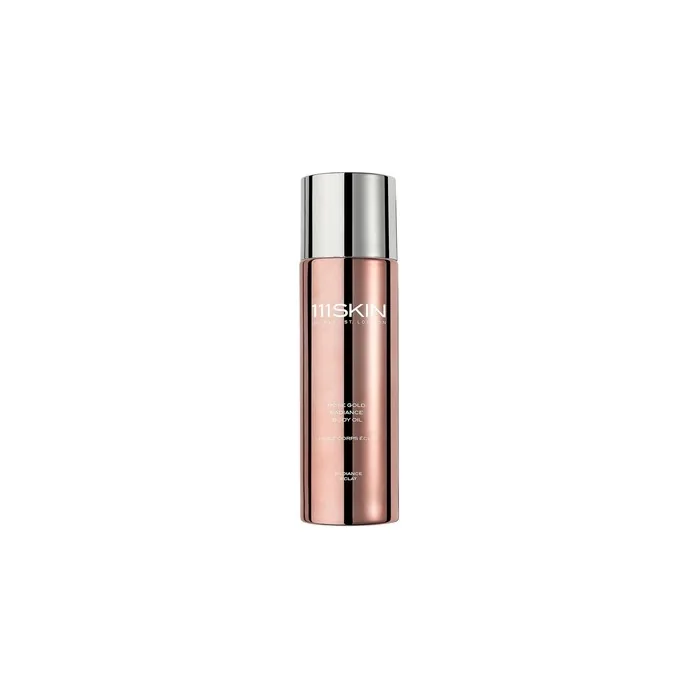 111Skin Rose Gold Radiance Body Oil Anti-Aging Moisturizing Oil with Damask Rose Extract Green Microalgae and Chamomile 3.4 fl oz