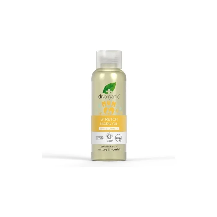Dr Organic Stretch Mark Oil With Calendula Firm Smooth Pregnancy Natural Vegan Reduce Appearance Of Stretch Marks Dry Skin Crueltyfree Paraben Sls Free Certified Organic 100ml