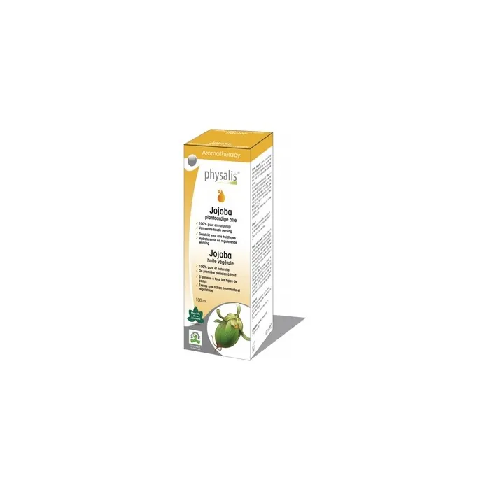 Physalis Organic Jojoba Vegetable Oil 100 Ml