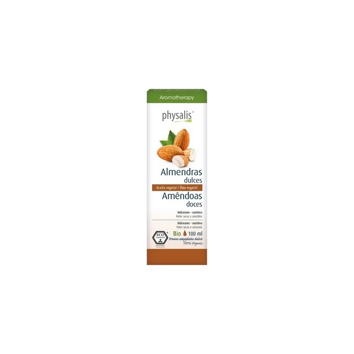 Physalis Organic Sweet Almond Vegetable Oil 100ml