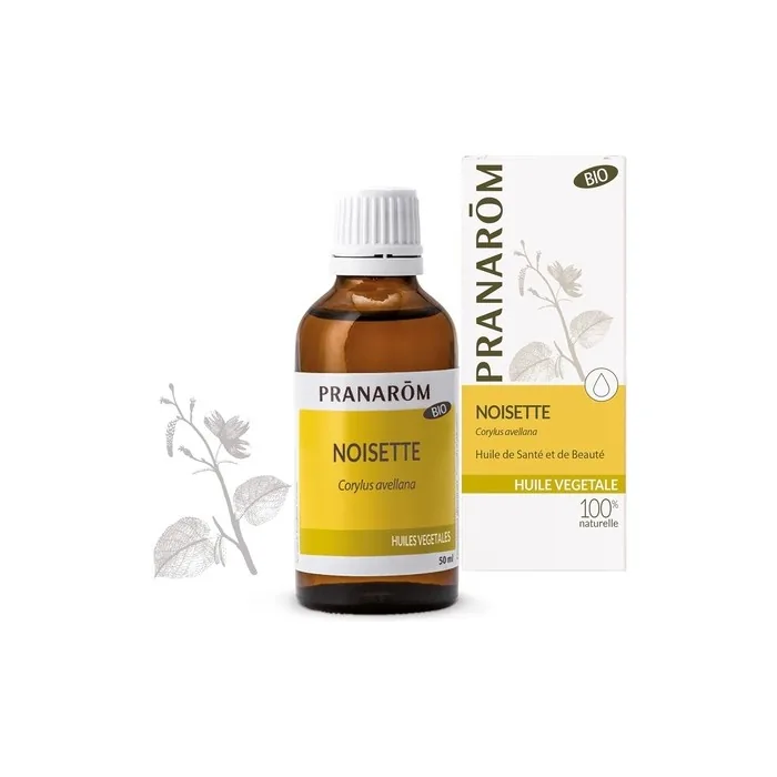 Pranarôm Organic Avocado Vegetable Oils 50ml Hazelnut