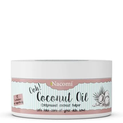 Nacomi Coconut Oil Unrefined 100ml - Natural Skin Care Oil