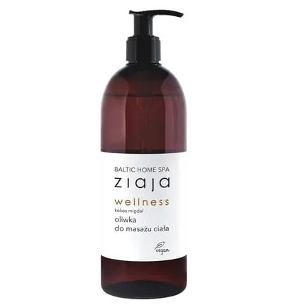 Ziaja Baltic Home Spa Wellness Body Massage Oil Coconut Almond 490ml