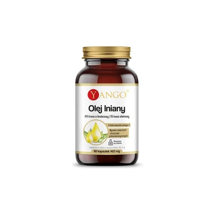 Yango Flaxseed Oil 60 Capsules