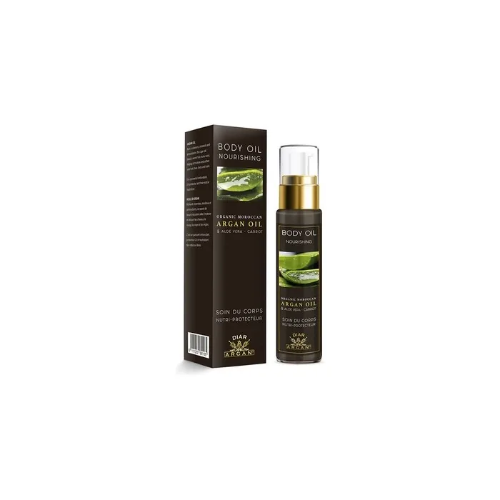 Nourishing Argan Body Oil With Aloe Vera And Carrot 50 Ml