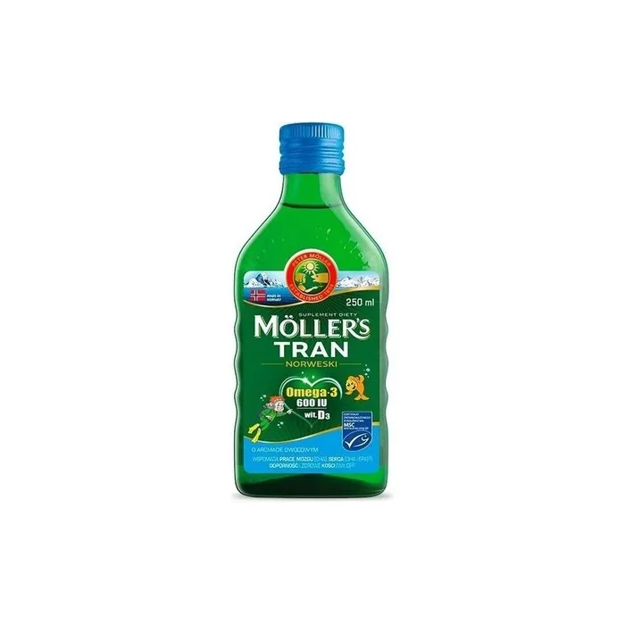 Möller's Norwegian Cod Liver Oil with Fruit Aroma 250ml