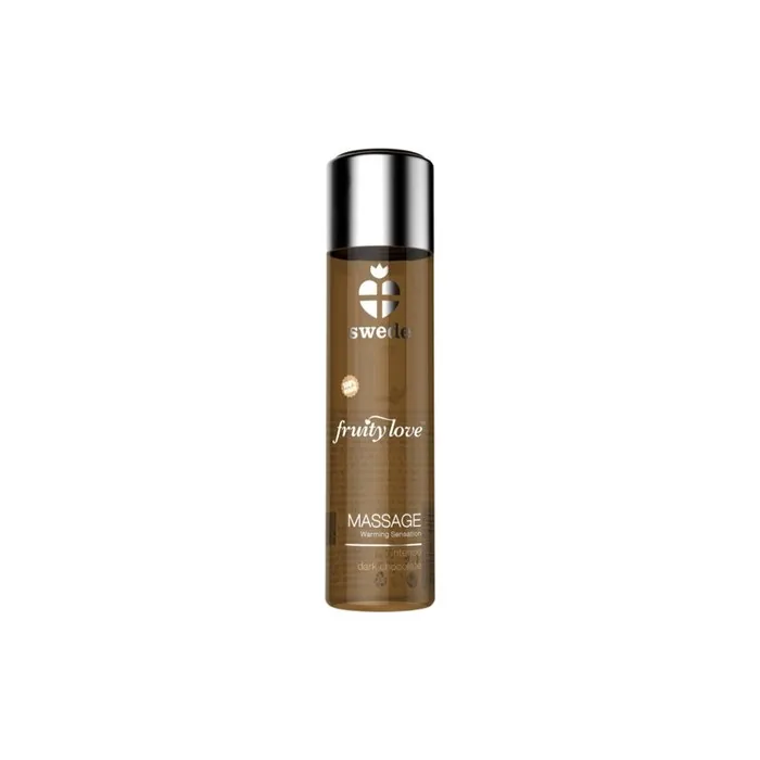 Swede Fruity Love Warming Effect Massage Oil Intense Dark Chocolate