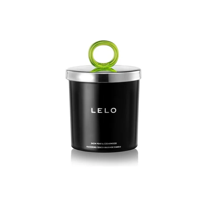 LELO Scented Massage Candle Snow Pear & Cedarwood - Melts into Sensual Massage Oil