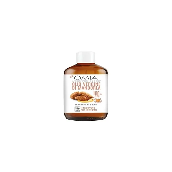 Omia Virgin Almond Oil from Pure Sicily Elastic and Nourishing Body Oil for All Skin Types 200ml