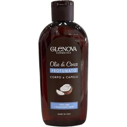 Glenova Coconut Oil Body and Hair Scented Fast Absorption Non-Greasy 200ml