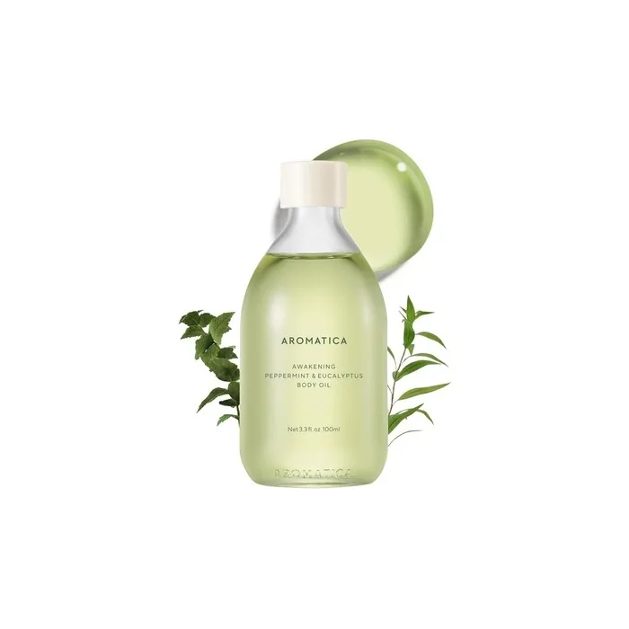 Aromatica Awakening Body Oil Peppermint & Eucalyptus Aromatherapy Oils Scented