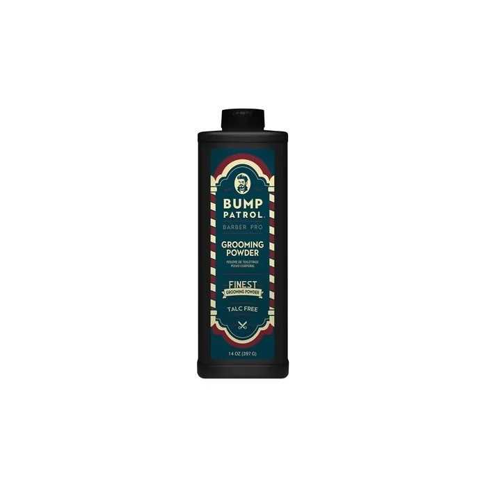 Bump Patrol Barber Pro Grooming Powder Talc-Free Hair and Body Powder for Men