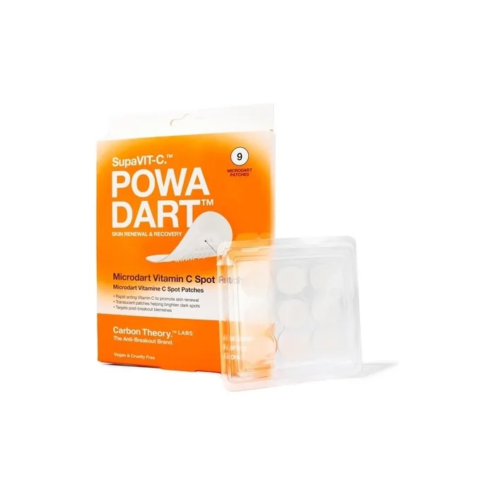 Carbon Theory SupaVit-C Pow Patch 9 Count - Vitamin C Microdart Treatment for Blemishes