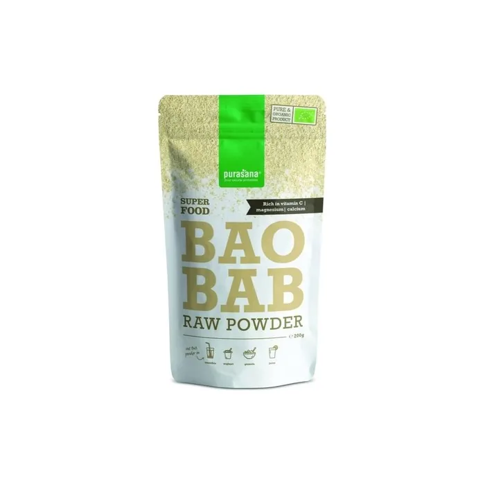 Purasana Baobab Powder Organic 200g