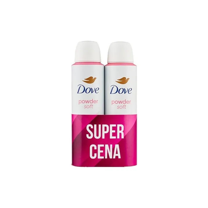 Dove Powder Soft Duo Antiperspirant Set 2 x 150ml