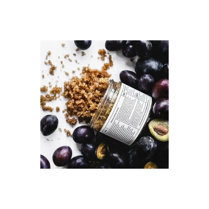 Ministerstwo Nourishing Sugar Body Scrub Plum Scented Natural Exfoliating 300g