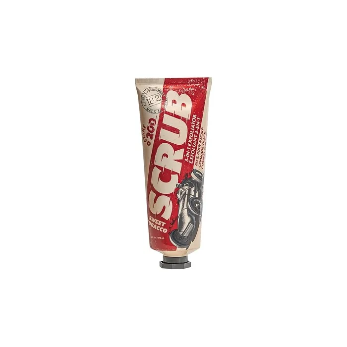 18.21 Man Made Octane 200 Scrub for Face, Body and Scalp in Sweet Tobacco with Bamboo, Jojoba & Macadamia Oil 200g