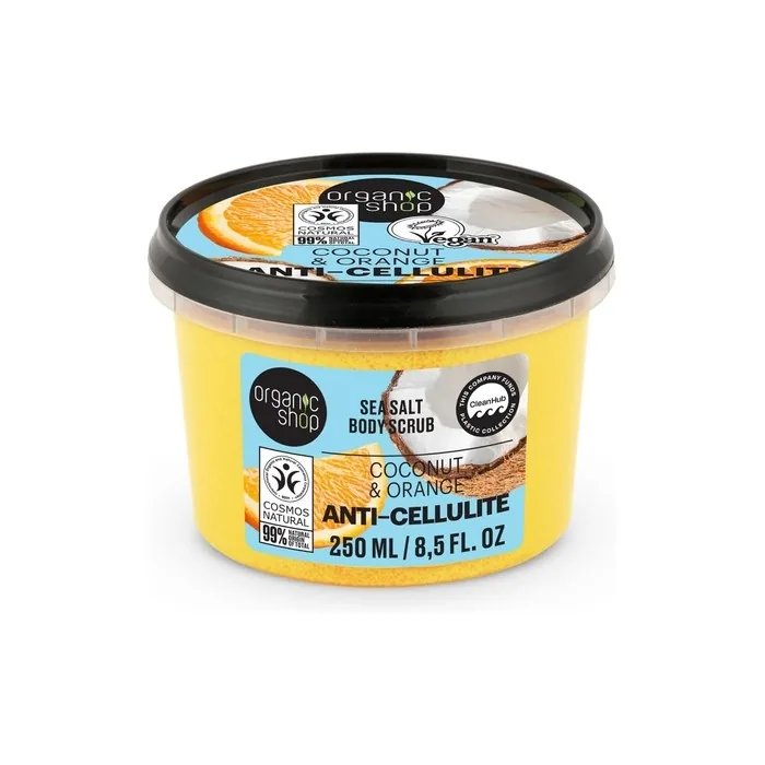 Organic Shop Body Scrub Anti-Cellulite Coconut & Orange 250ml