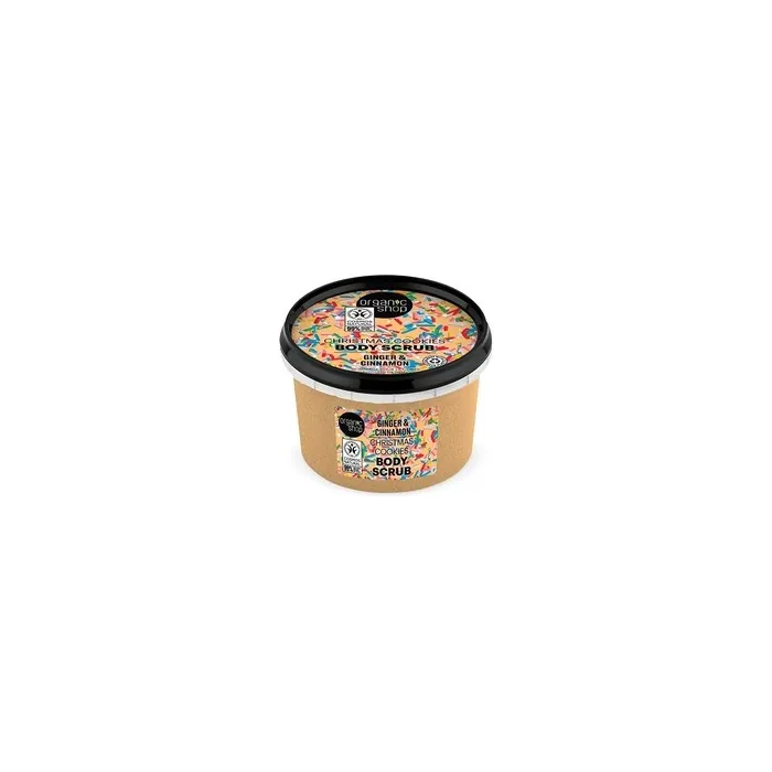 Organic Shop Christmas Cookies Body Scrub Ginger and Cinnamon 250ml