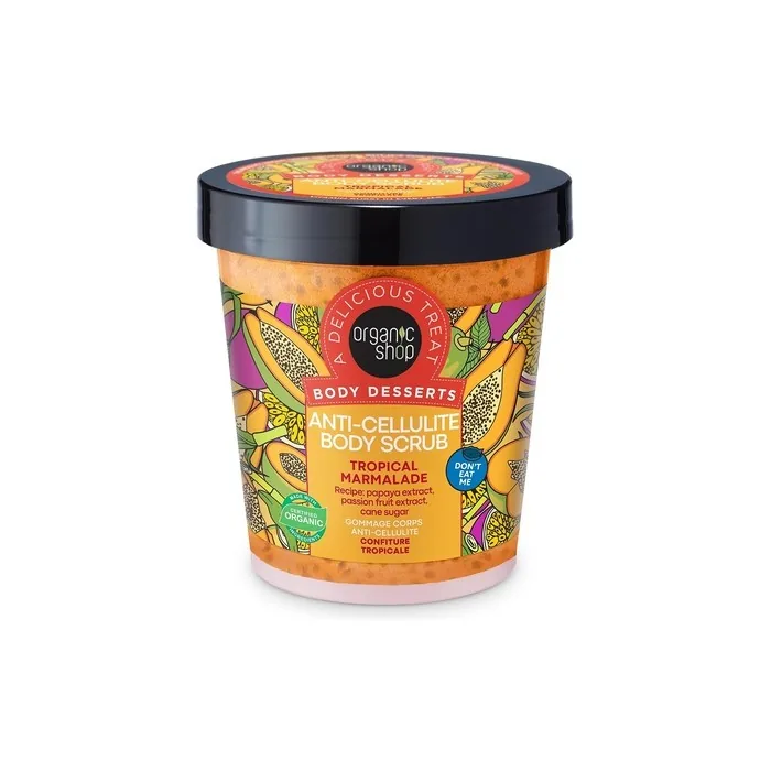 Organic Shop Body Desserts Anti-Cellulite Body Scrub Tropical Marmalade 450ml