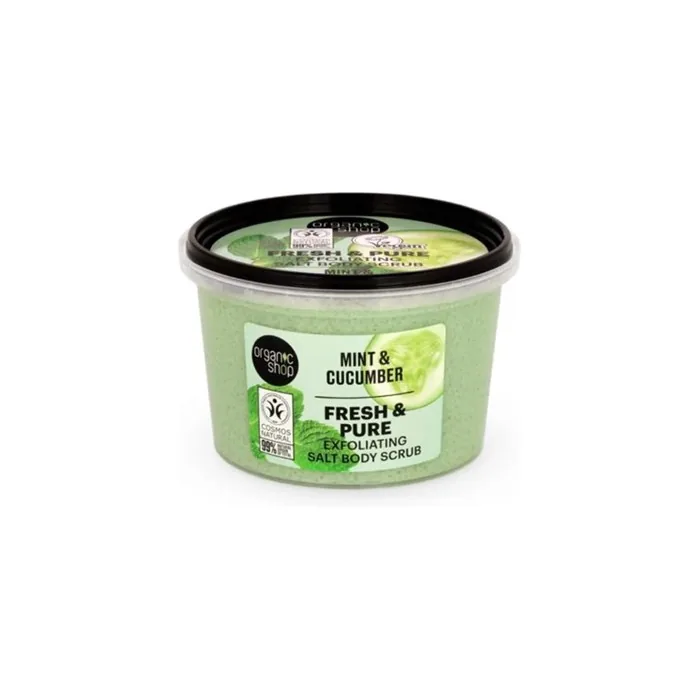 Organic Shop Fresh & Pure Mint Body Scrub 250ml