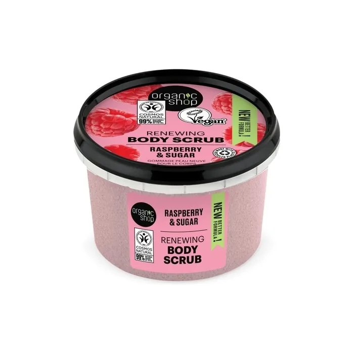 Organic Shop Raspberry Cream Body Scrub 250ml
