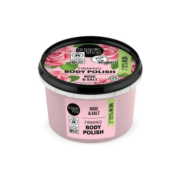 Organic Shop Organic Rose & Salt Body Polish 250ml