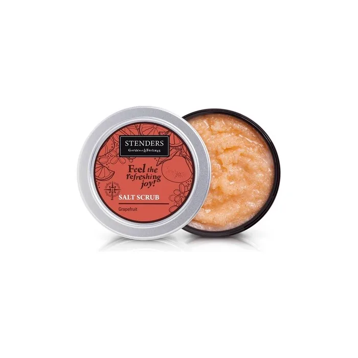 STENDERS Grapefruit Salt Body Scrub for Women 300g - with Shea Butter and Jojoba Oil