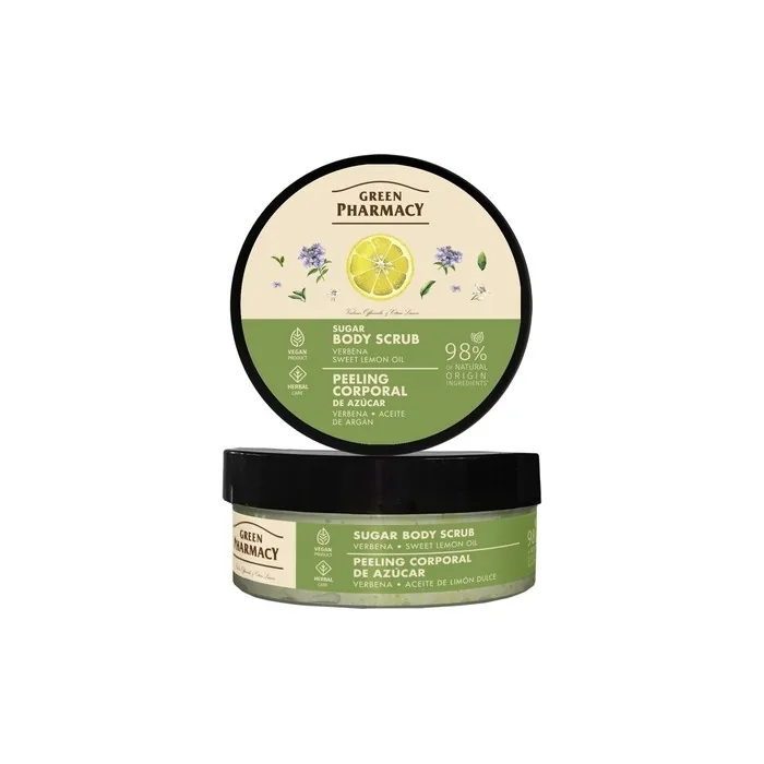 Elfa Pharm Green Pharmacy Sugarsalt Body Scrub Verbena Sweet Oil 200 Ml