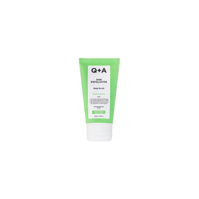 Q+A Mini Aha Exfoliator Body Scrub - 50ml