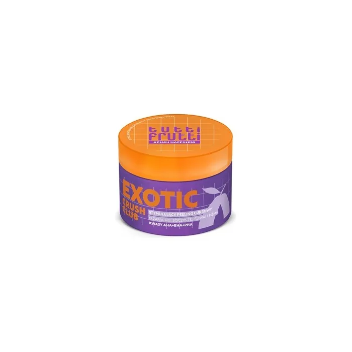 Farmona Tutti Frutti Plumhappiness Stimulating Sugar Peeling With Black Plum And Ahabhapha 250 G
