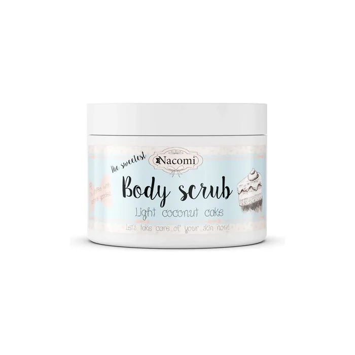 Nacomi Body Scrub Light Coconut Cake 200g