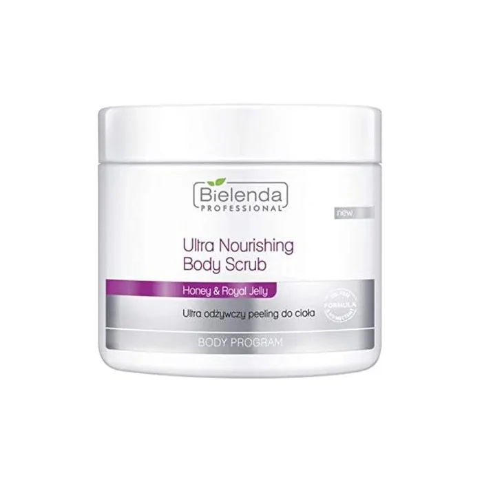 Bielenda Professional Ultra Nourishing Body Scrub 550g Set with Stapiż Hair Shampoo 15ml or Mask 10ml