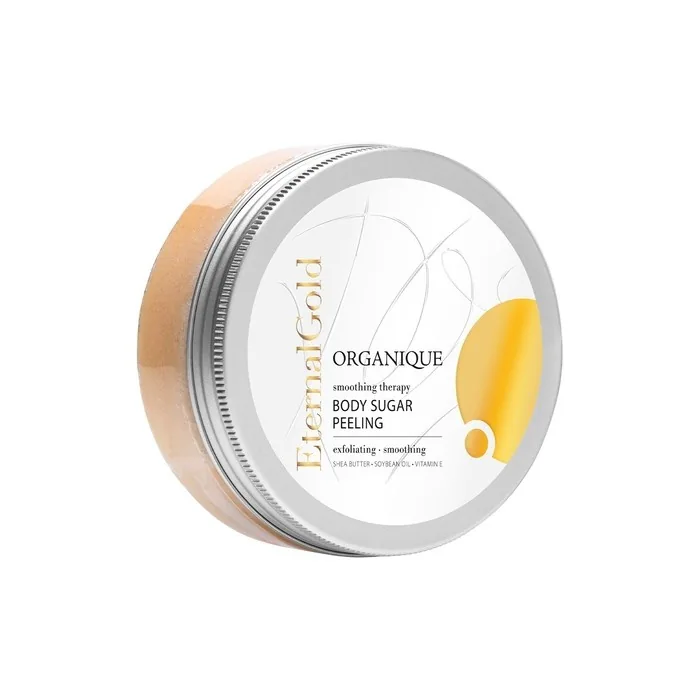 Organique Eternal Gold Exfoliating Sugar Scrub For Body 200 Ml