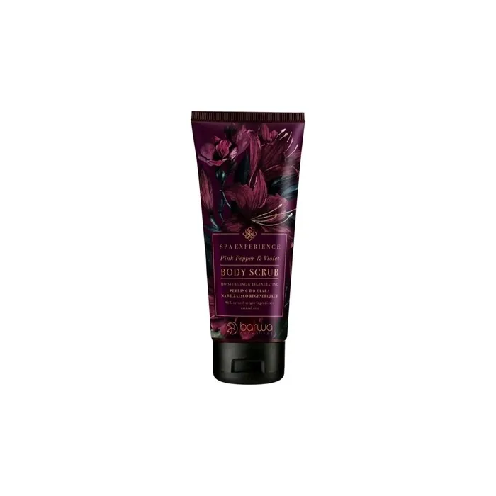 Barwa Spa Experience Moisturizingregenerating Body Peeling Pink Pepper Violet 180ml