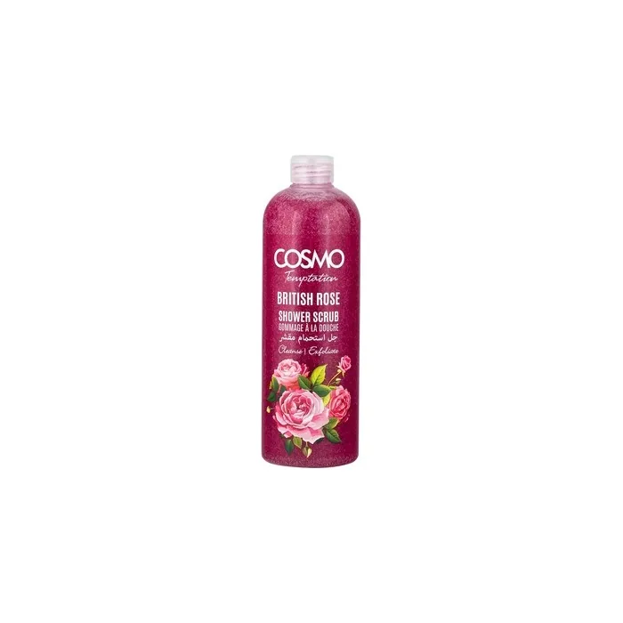 Cosmo Cosmetics Temptation Shower Scrub British Rose 1000ml