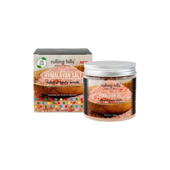 Rolling Hills Natural Scrub with Himalayan Salt Body and Face Scrub 100