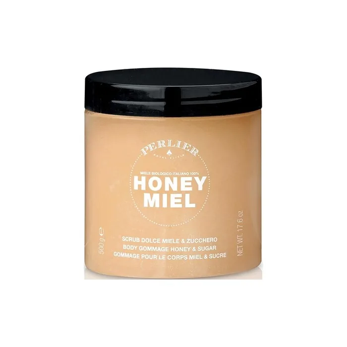 Perlier Honey Body Scrub Sweet Honey and Sugar Body Scrub 500g - Made in Italy