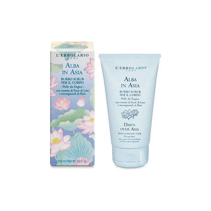 L'Erbolario Alba in Asia Body Scrub for Dreamy Skin 150ml