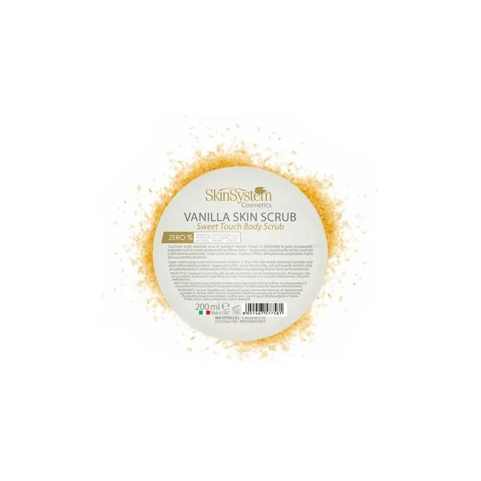 Skinsystem Cosmetics Vanilla Skin Scrub Sweet Touch Body Scrub 500ml - Moisturizing