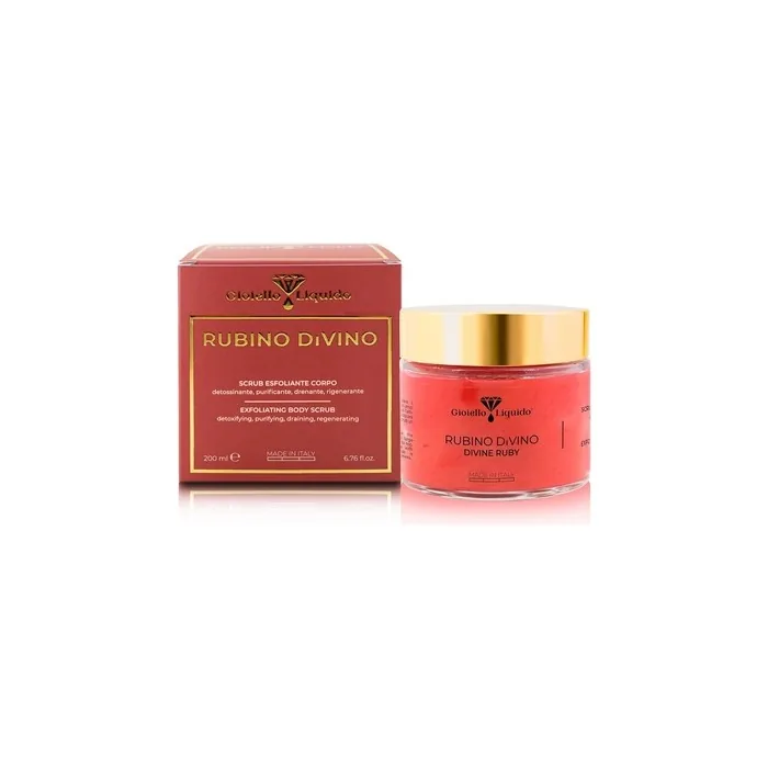 Anti-Cellulite Body Scrub with Sea Salt for Shower and Sauna Exfoliating with Protective Jojoba Oil 200ml