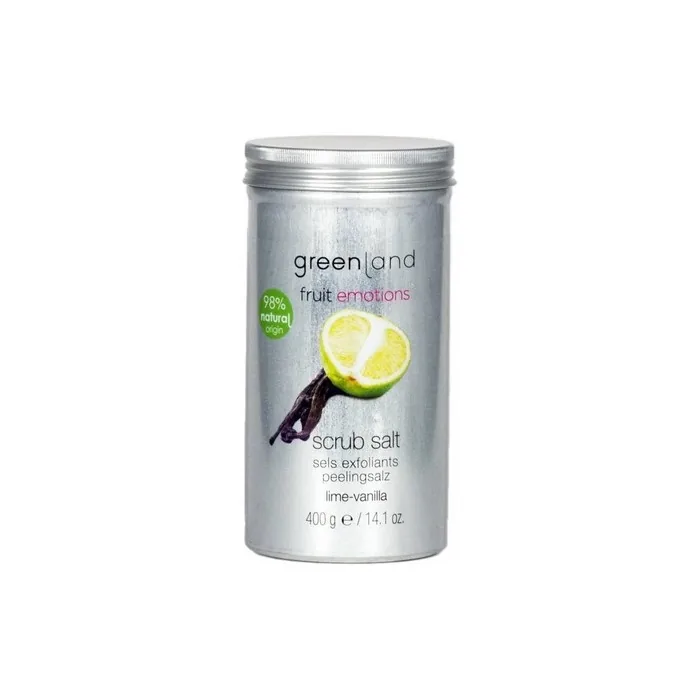 Greenland Fruit Emotions Lime-vanilla 400 Gr Scrub Salt