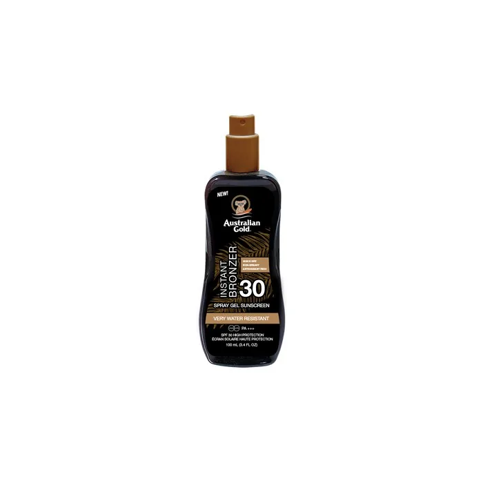 Australian Gold Instant Bronzer Spray Gel Travel Size 100 Ml