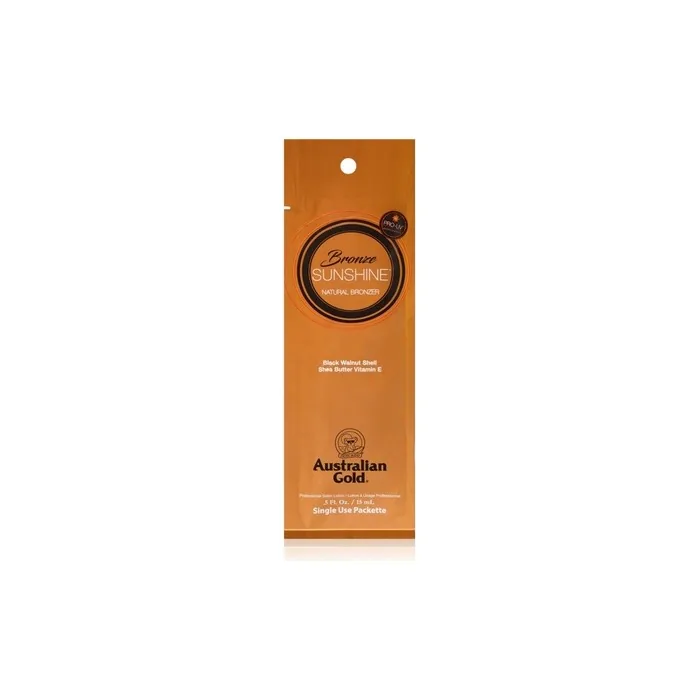 Australian Gold Bronze Sunshine Tanning Cream 15 Ml Shiny Effect