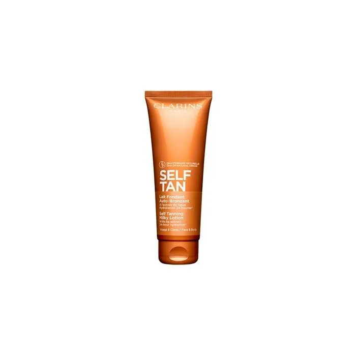 Clarins Self Tan Lait Fondant Autobronzant 125ml Self Melting Tanning Milk For Face And Body