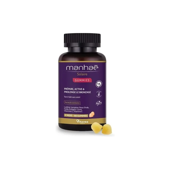 Manhae Solar Gummies Self-Tanning Food Supplement