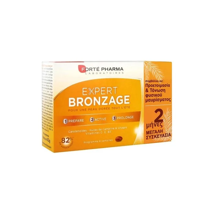 Forte Pharma Expert Bronzage Dietary Supplement For Natural Tanning 56 Tablets