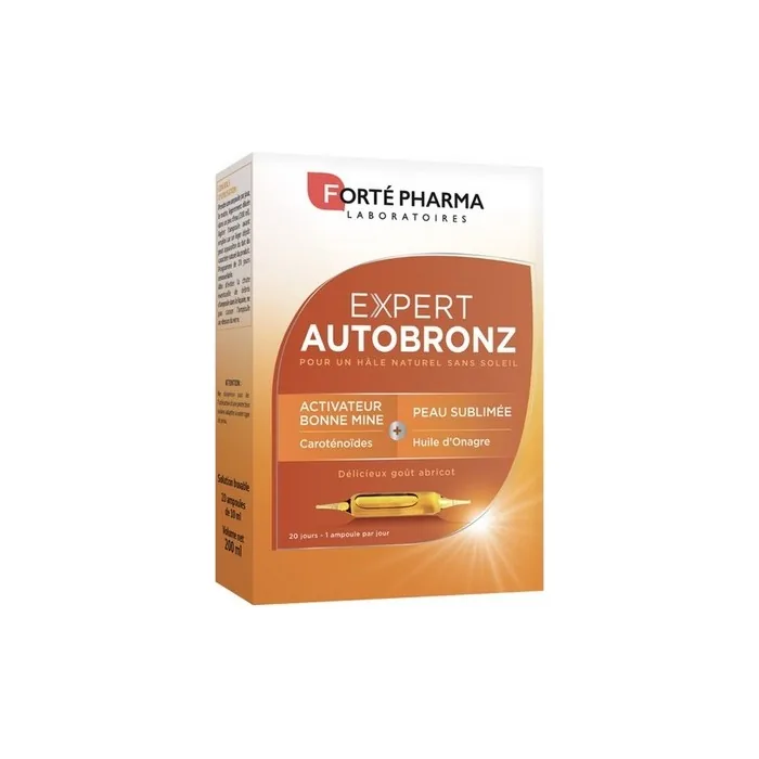 Forte Pharma Expert Autobronz Food Supplement 20 Ampoules
