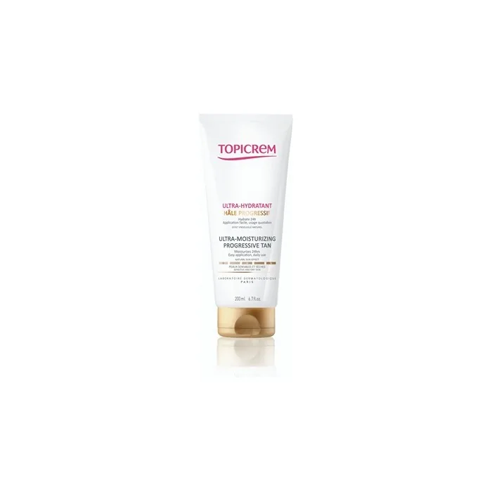 Topicrem Moisturizing Selftanning Milk Ultramoisturizing Progressive Tan 200 Ml